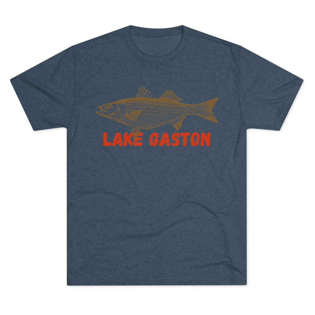 Lake Gaston Fishing Tee, Unisex Crew Neck Shirt, Summer Lake Apparel, Gift for Fishermen, Outdoor Adventure T-Shirt, Lake House Style