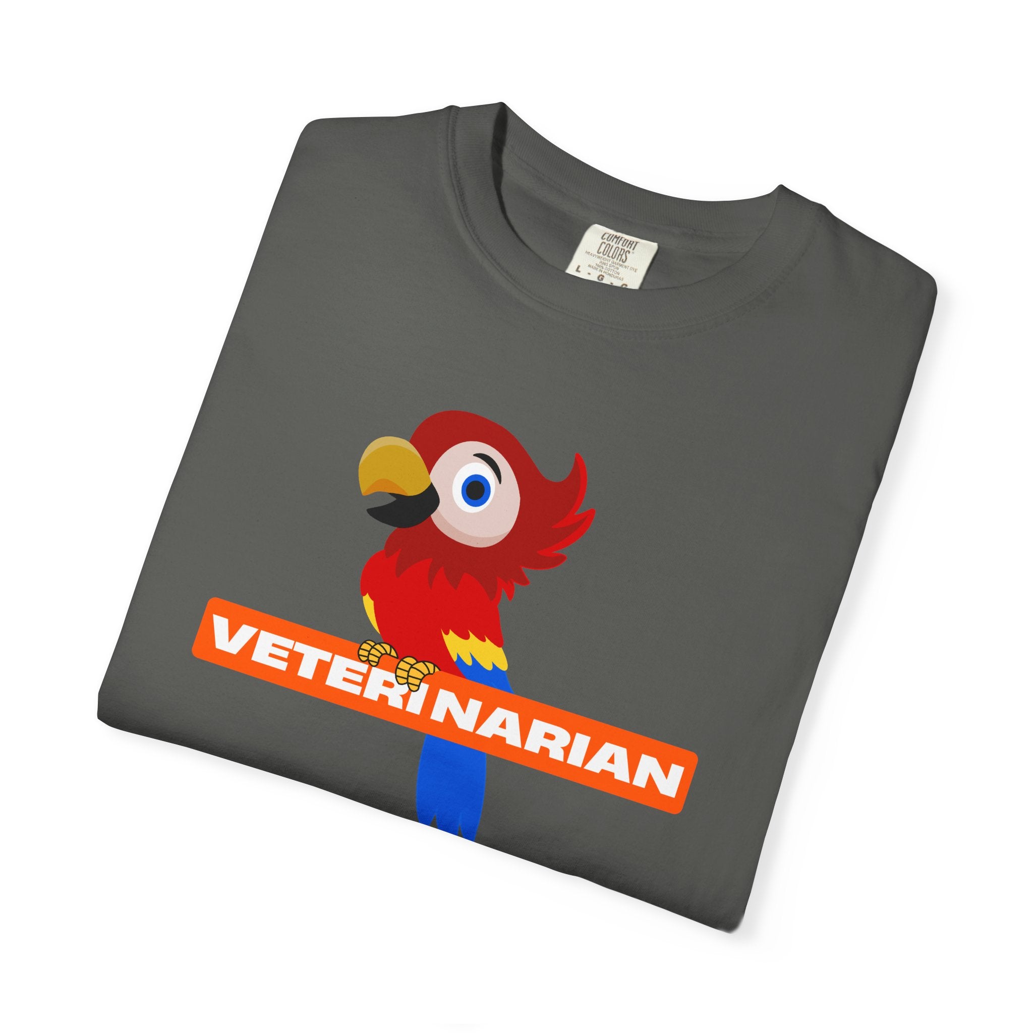 Veterinarian Parrot T-Shirt | Cute Animal Lover Shirt, Unisex Teen Gift, Animal Care Apparel, Funny Pet Shirt, Veterinary Gifts