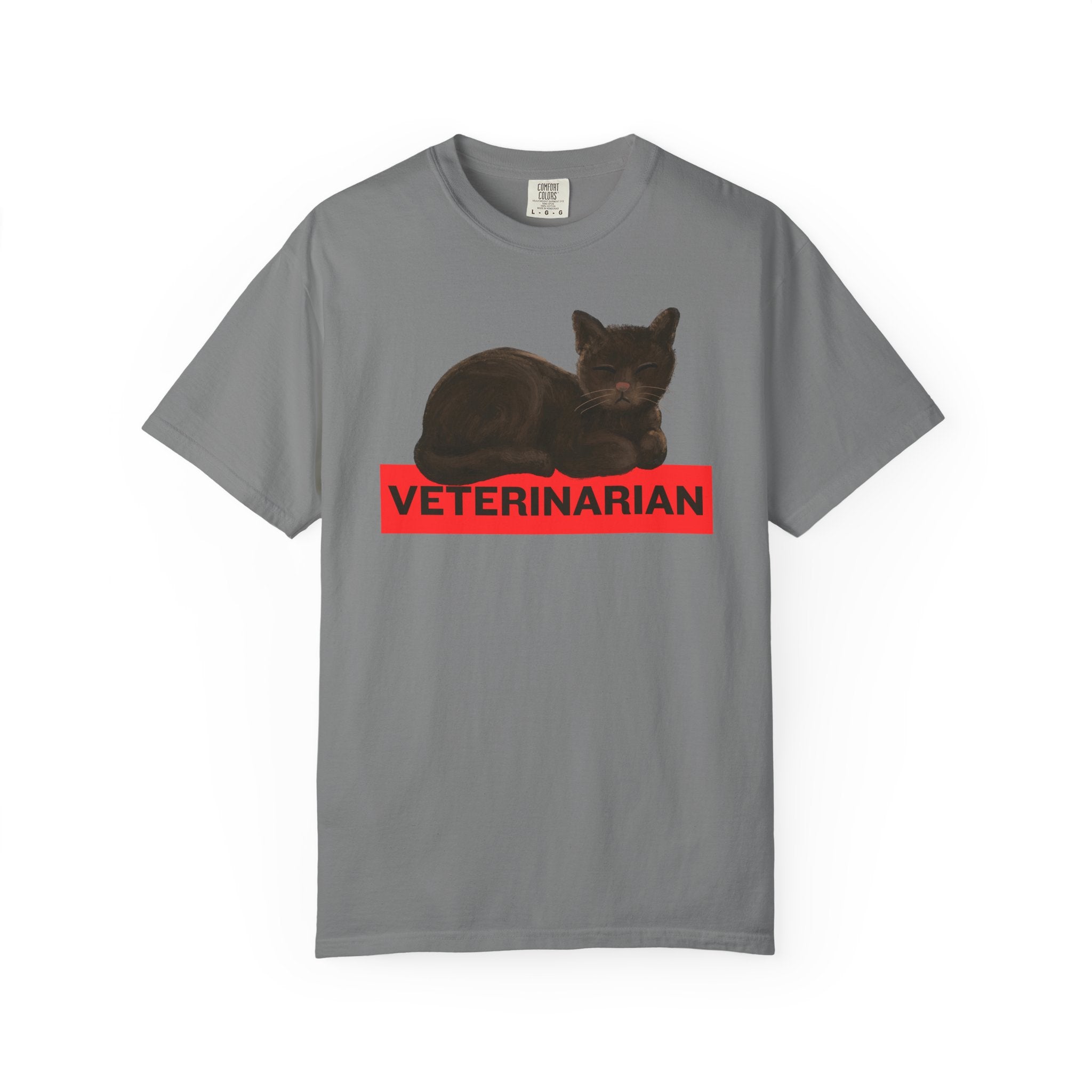 Veterinarian Cat T-Shirt, Funny Animal Lover Tee, Pet Owner Gift, Cute Vet Shirt, Unique Veterinary Apparel, Animal Rescue Shirt