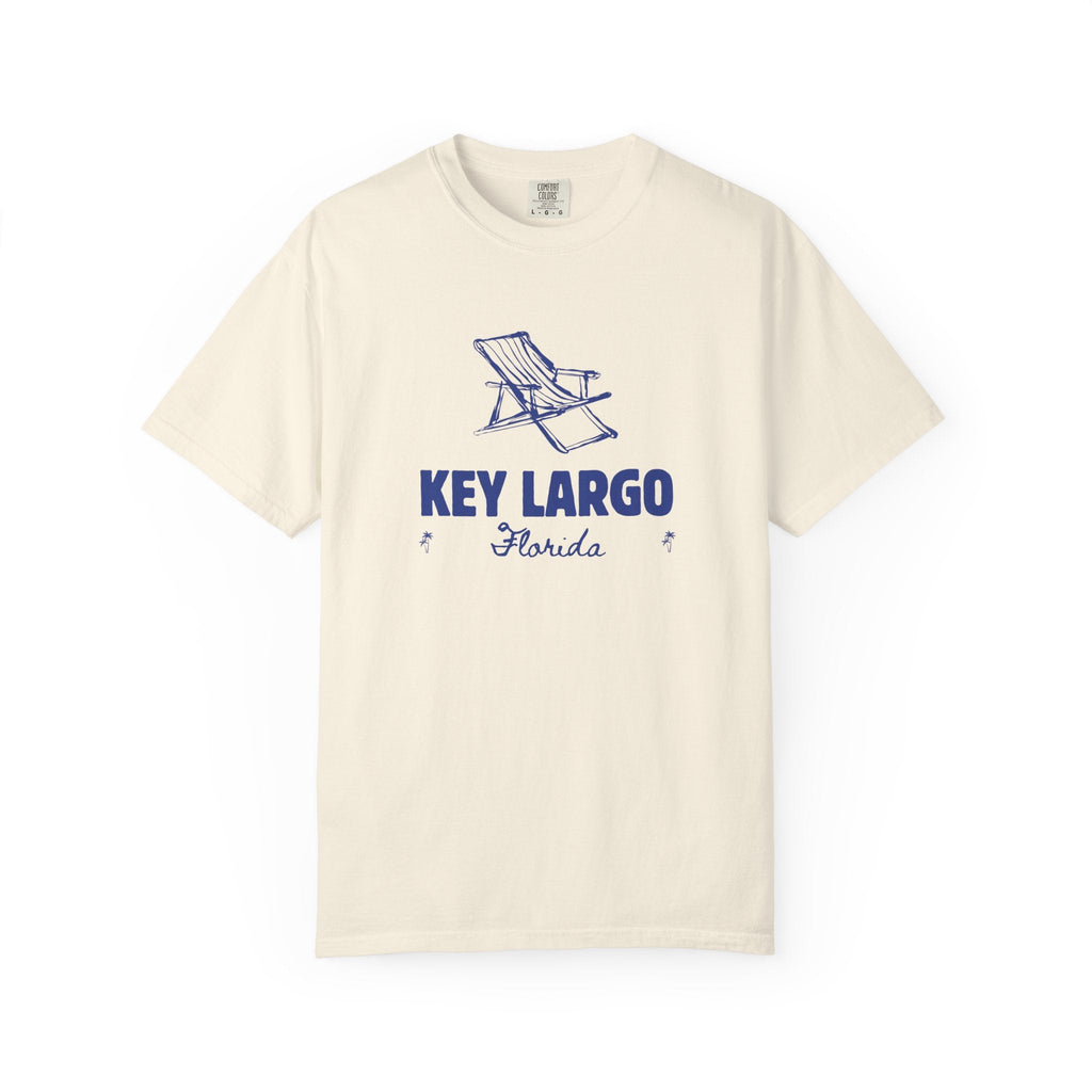 Key Largo - Unisex Garment-Dyed T-shirt, Casual Outfit, Gift for Nature Lovers, Vacation Essentials