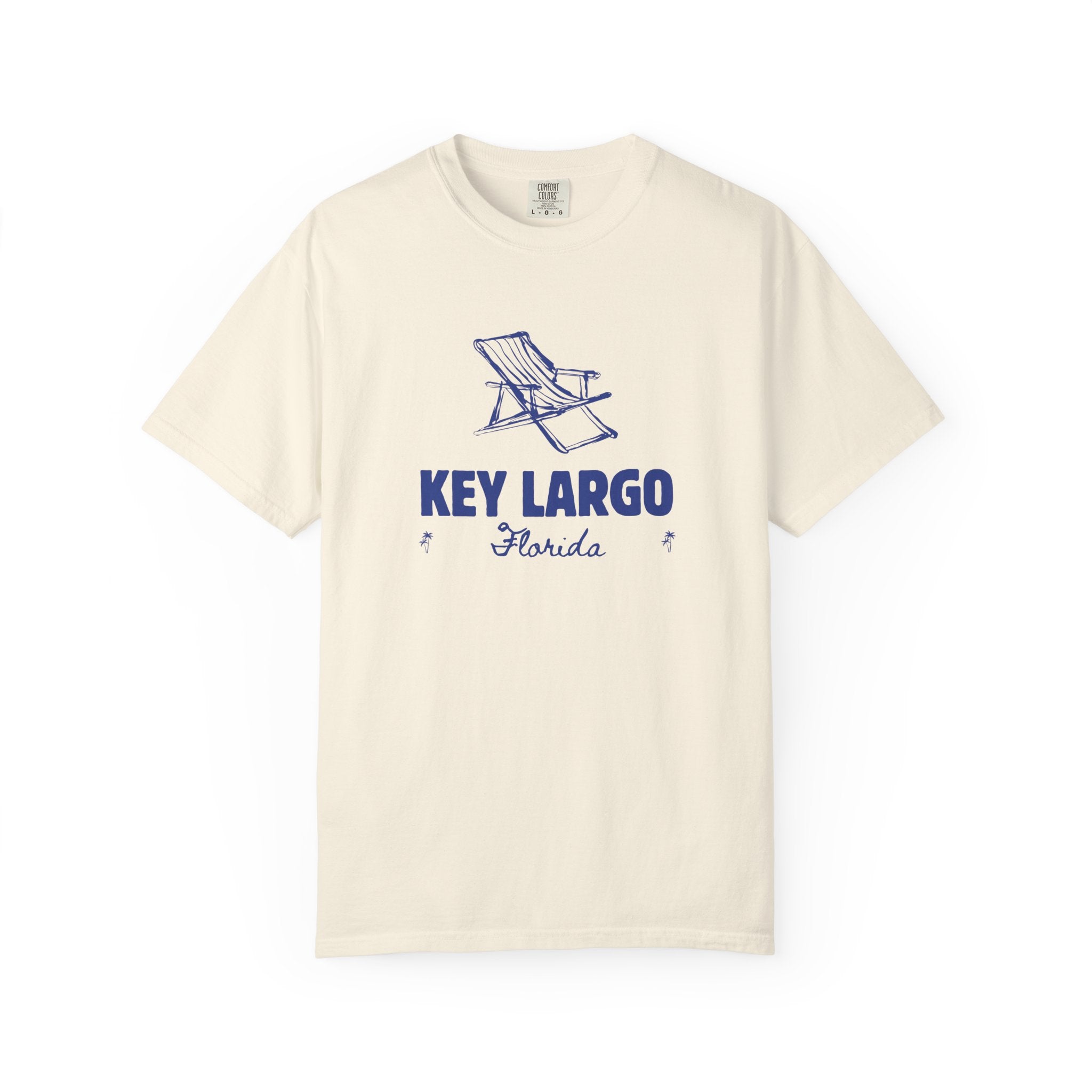 Key Largo - Unisex Garment-Dyed T-shirt, Casual Outfit, Gift for Nature Lovers, Vacation Essentials