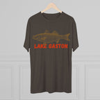 Lake Gaston Fishing Tee, Unisex Crew Neck Shirt, Summer Lake Apparel, Gift for Fishermen, Outdoor Adventure T-Shirt, Lake House Style