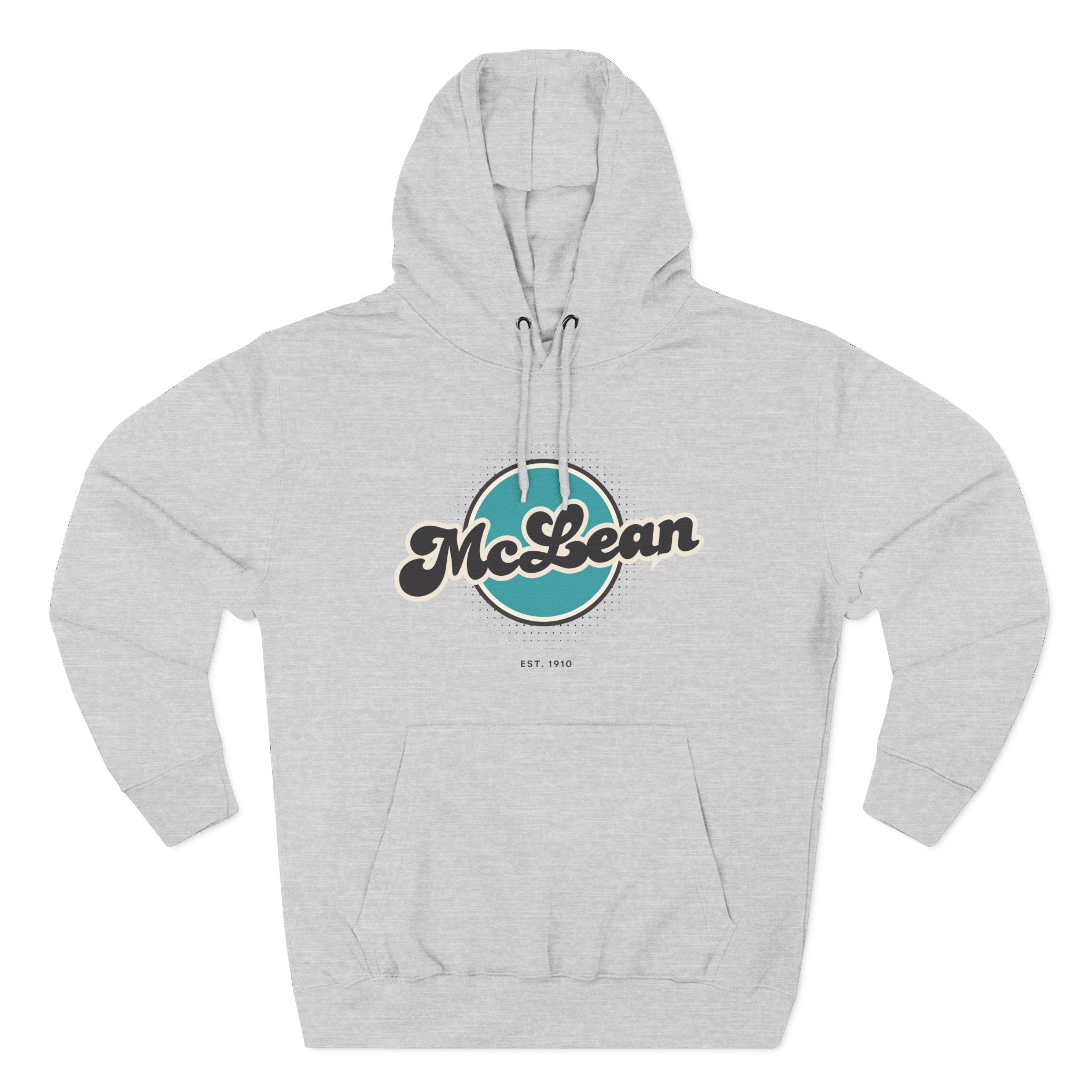 McLean Retro Vibe Hoodie for Casual Days, Streetwear, Unisex Gift, Cozy Layering Apparel