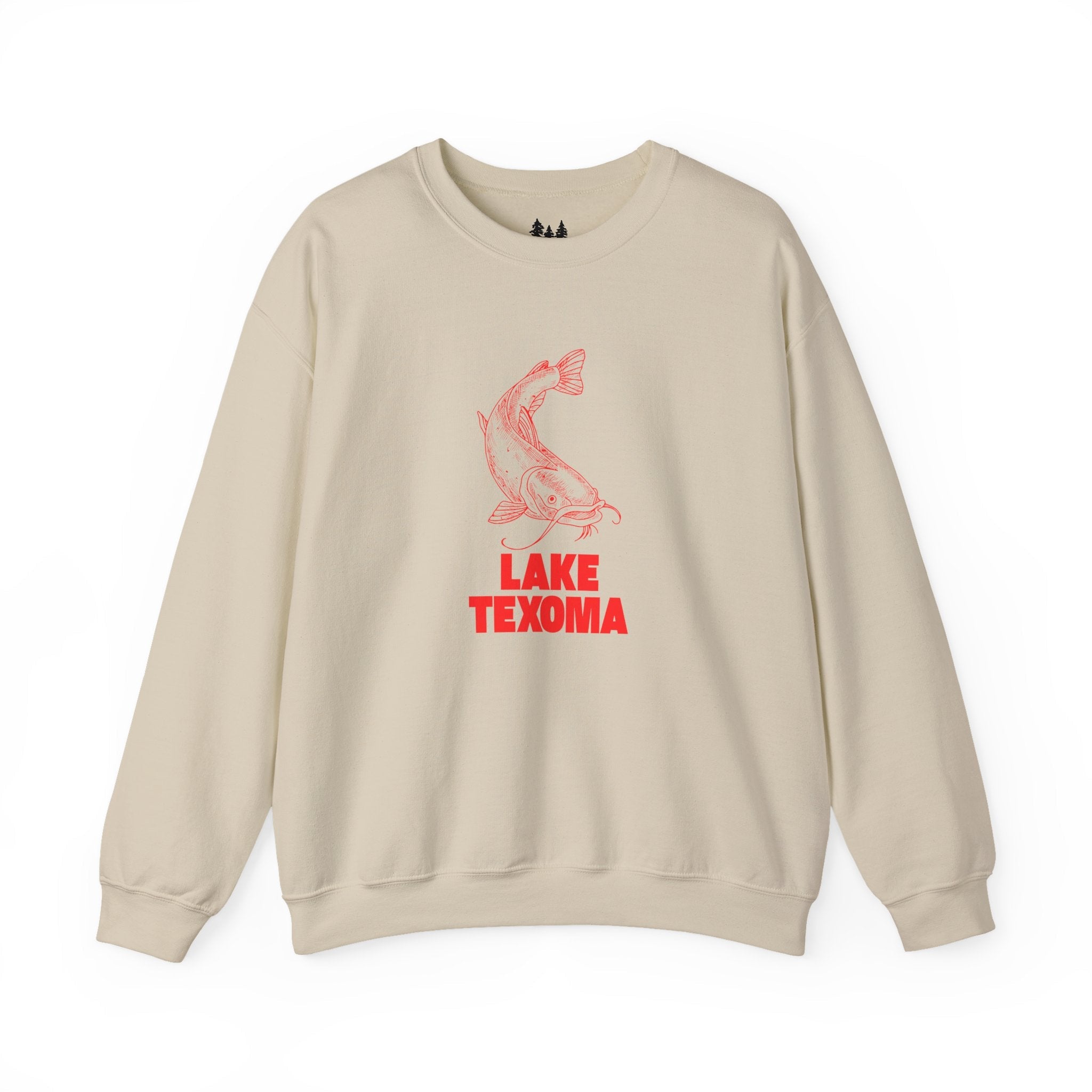 Lake Texoma Fishing Sweatshirt, Cozy Crewneck, Perfect for Outdoorsy Lovers, Casual Wear, Gift for Nature Enthusiasts, Lake Life Apparel