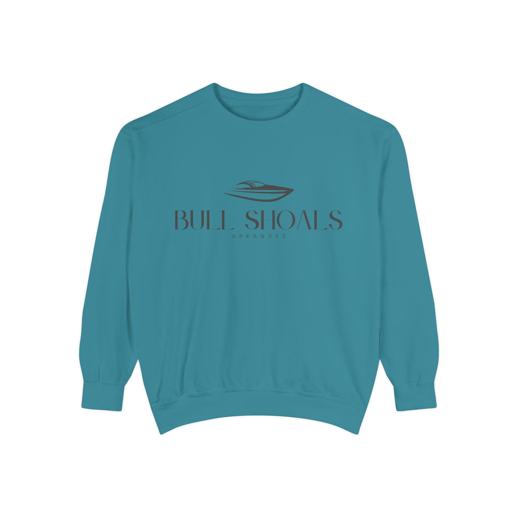 Bull Shoals Chill Vibes Sweatshirt - Unisex Garment-Dyed Style, Perfect for Lounging