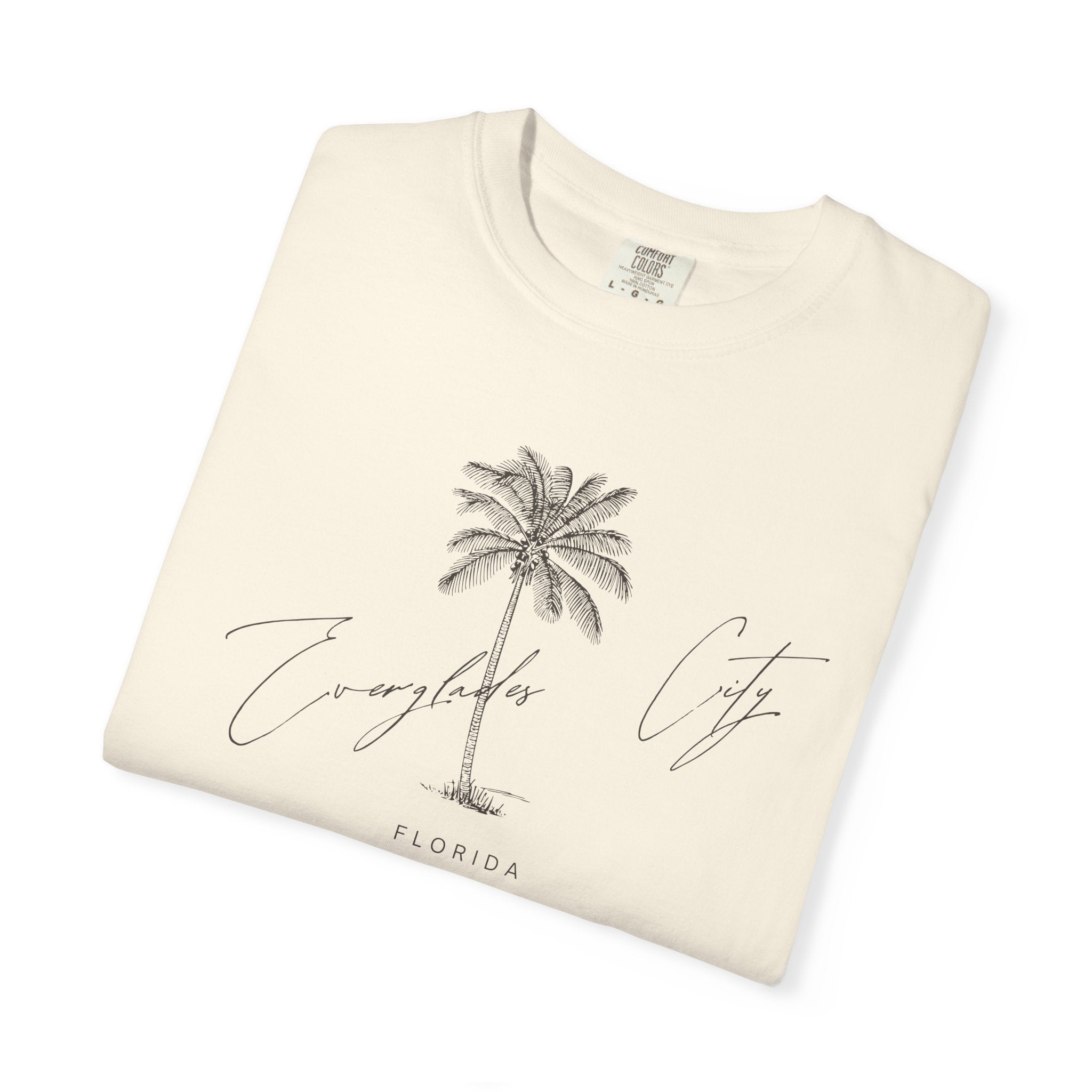 Everglades City Chill Vibes Tee - Unisex Garment-Dyed T-shirt for Autumn Lovers, Casual Wear, Gifts for Him/Her