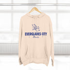 Everglades City Inspired Fleece Hoodie, Casual Wear, Relaxation, Gift for Autumn Lovers, Travel Essential