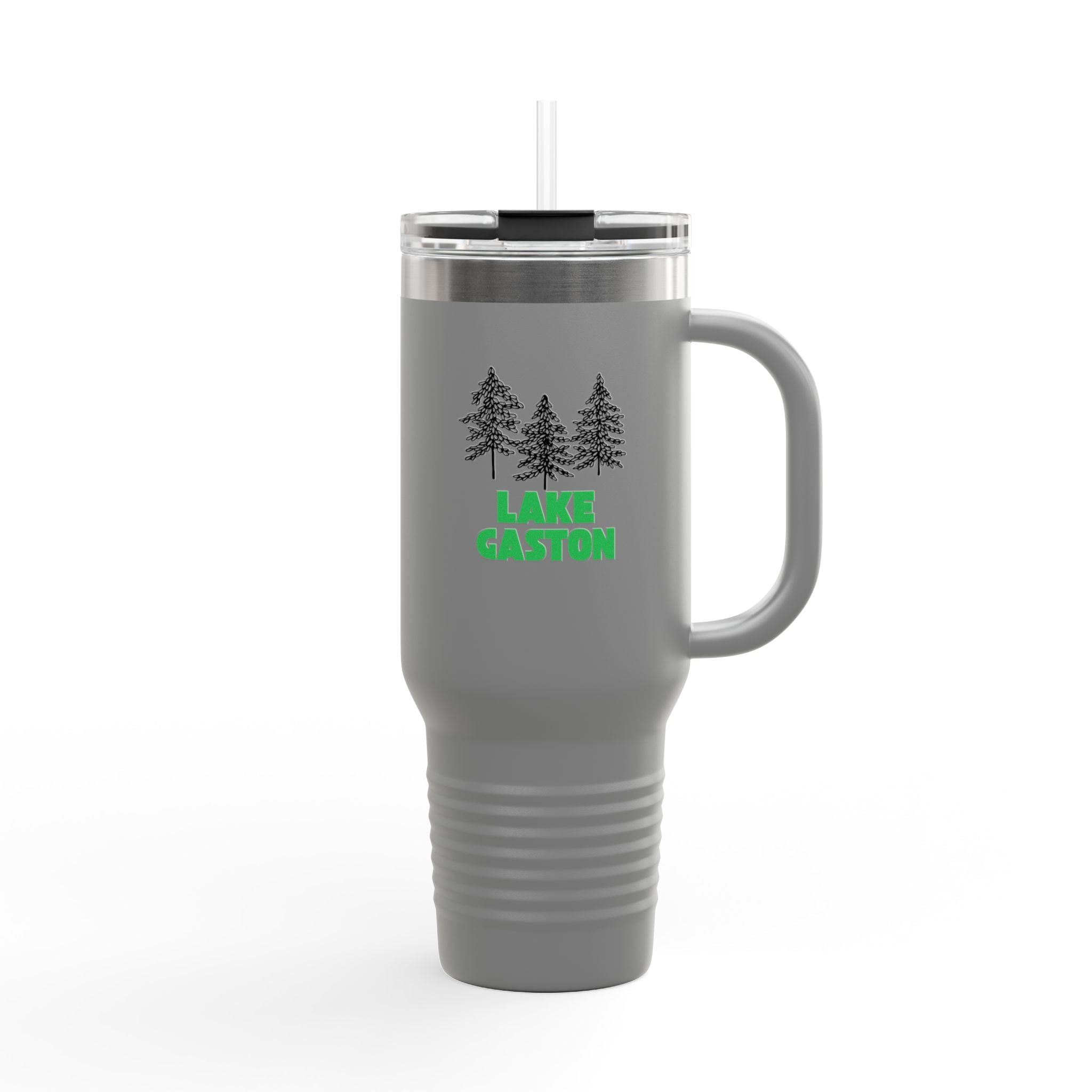 Lake Gaston Insulated Travel Mug, 40oz - Perfect for Camping, Road Trips, Gifts, Outdoor Adventures, Summer Fun