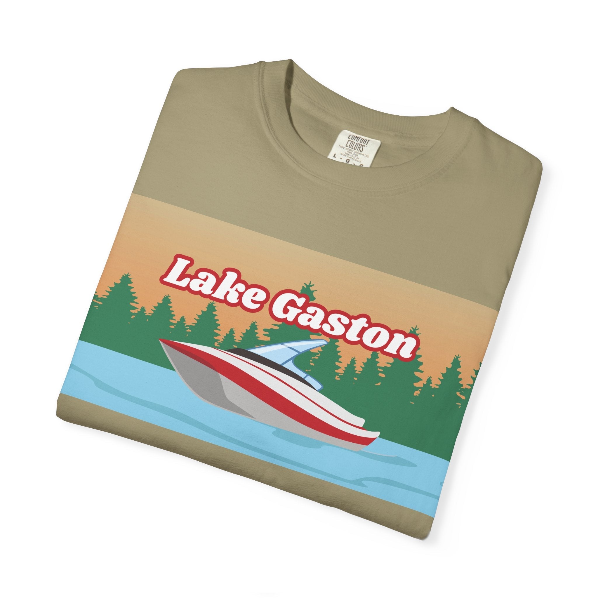 Lake Gaston Relaxed Unisex T-Shirt, Summer Vibes Tee, Outdoor Adventure Shirt, Lake Life Apparel, Gift for Nature Lovers, Vacation Wear
