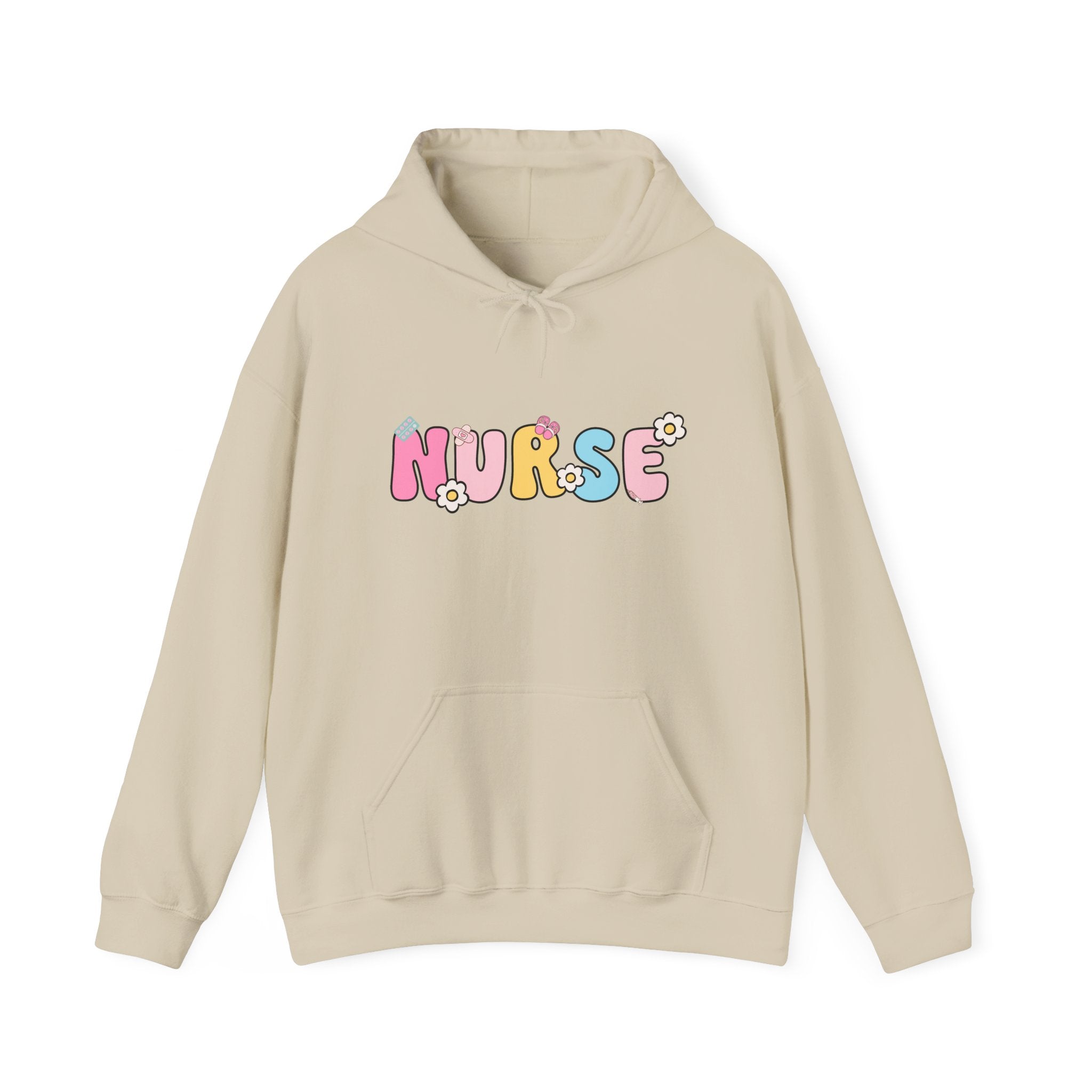 Cute Nurse Hoodie for Healthcare Workers, Cozy Sweatshirt for Nurses, Gift for Nursing Students, Healthcare Appreciation