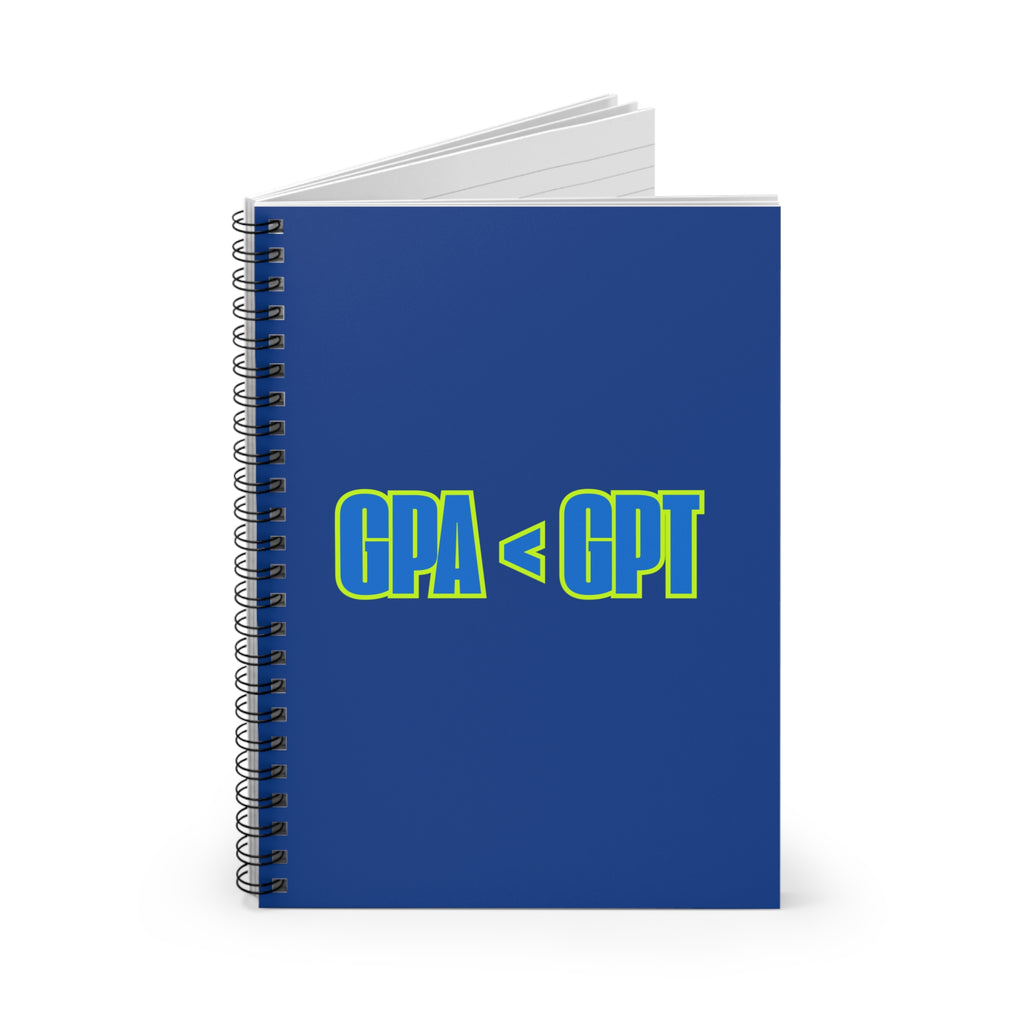 GPA < GPT Spiral Notebook for Students College Supplies, Study Notes, Journals, Gift for Students