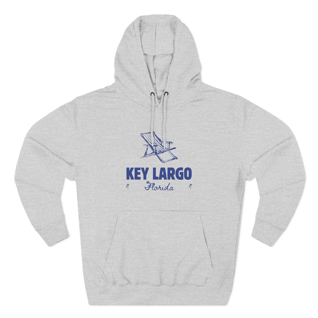 Key Largo Inspired Fleece Hoodie, Casual Wear, Relaxation, Gift for Autumn Lovers, Travel Essential