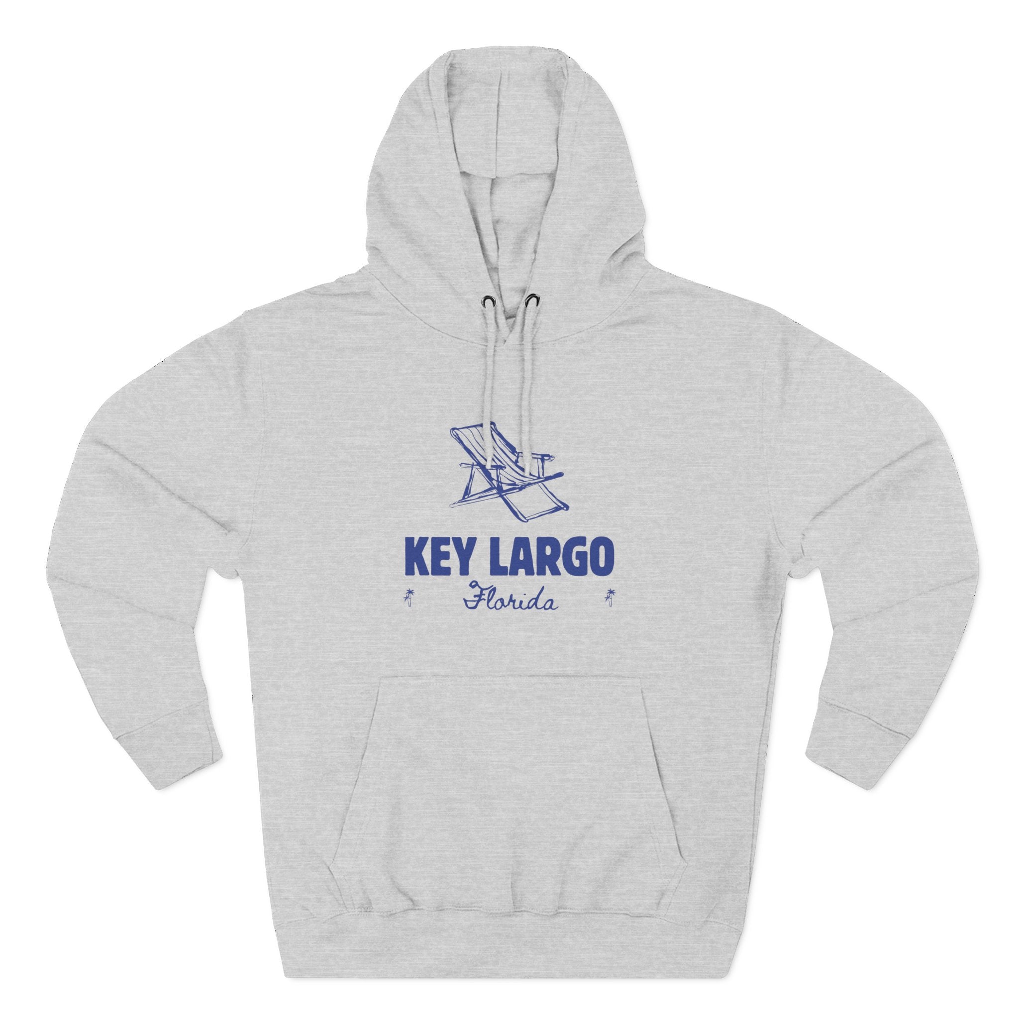 Key Largo Inspired Fleece Hoodie, Casual Wear, Relaxation, Gift for Autumn Lovers, Travel Essential