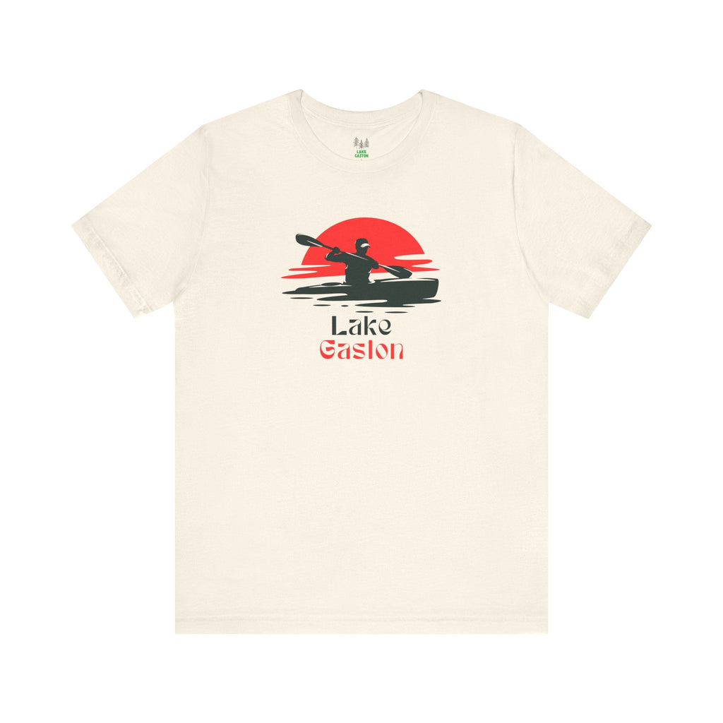 Lake Gaston Tee - Kayaking Graphic Unisex Jersey Short Sleeve Shirt, Outdoor Adventure Gift, Summer Vibes, Lake Lover Apparel