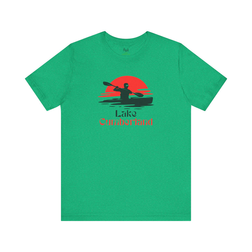 Lake Cumberland Tee - Kayaking Graphic Unisex Jersey Short Sleeve Shirt, Outdoor Adventure Gift, Summer Vibes, Lake Lover Apparel