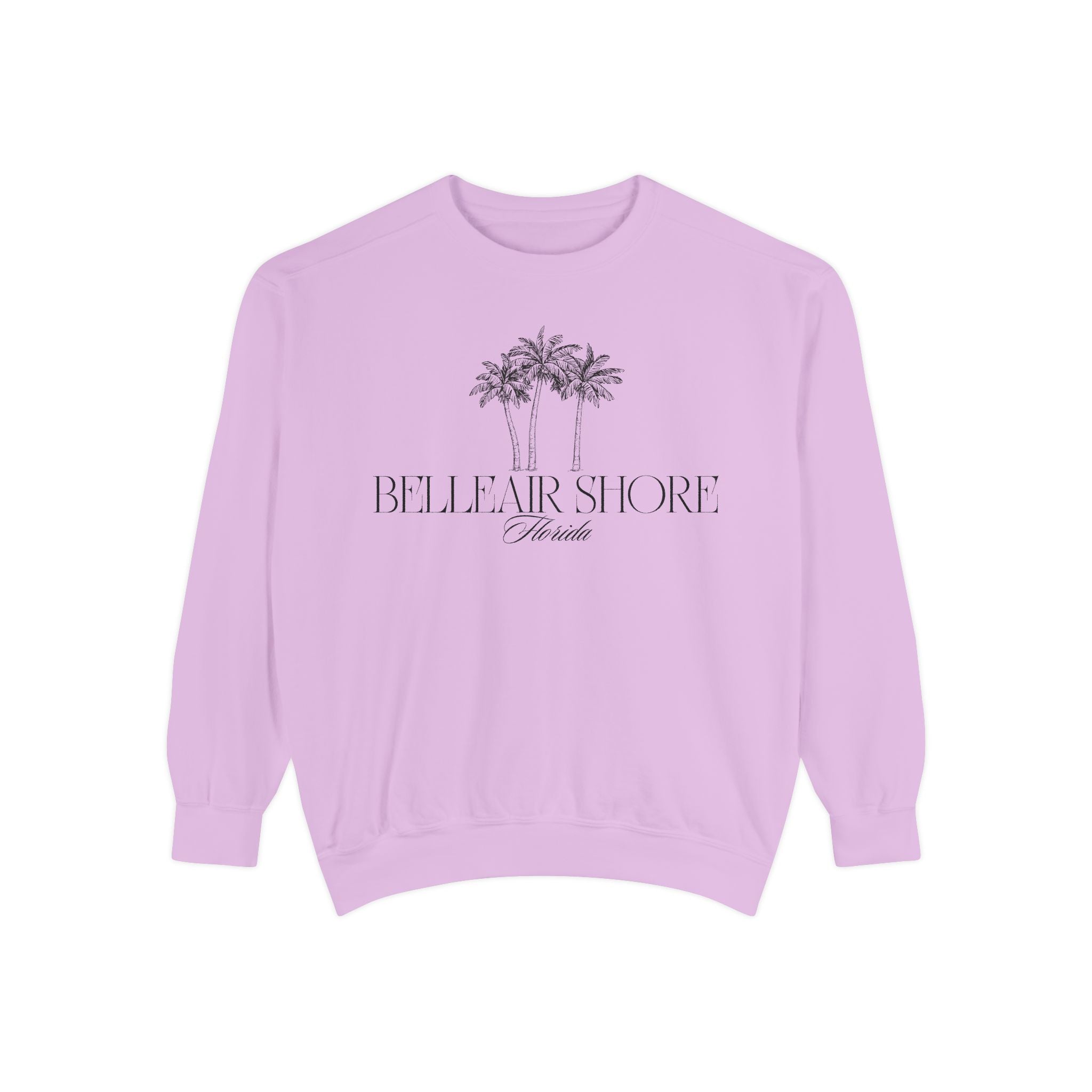 Belleair Shore Beach Vibes Unisex Sweatshirt | Garment-Dyed Comfort, Perfect for Casual Outings, Travel, Gifts, Summer Days, Bellear Shore