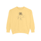 Key Largo Chill Vibes Sweatshirt - Unisex Garment-Dyed Style, Perfect for Lounging