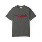 McLean Garment-Dyed Unisex T-Shirt, Casual Tee, Vintage Style Shirt, Everyday Wear, Birthday Gift, Unique Apparel