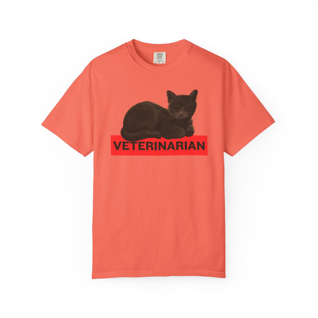 Veterinarian Cat T-Shirt, Funny Animal Lover Tee, Pet Owner Gift, Cute Vet Shirt, Unique Veterinary Apparel, Animal Rescue Shirt