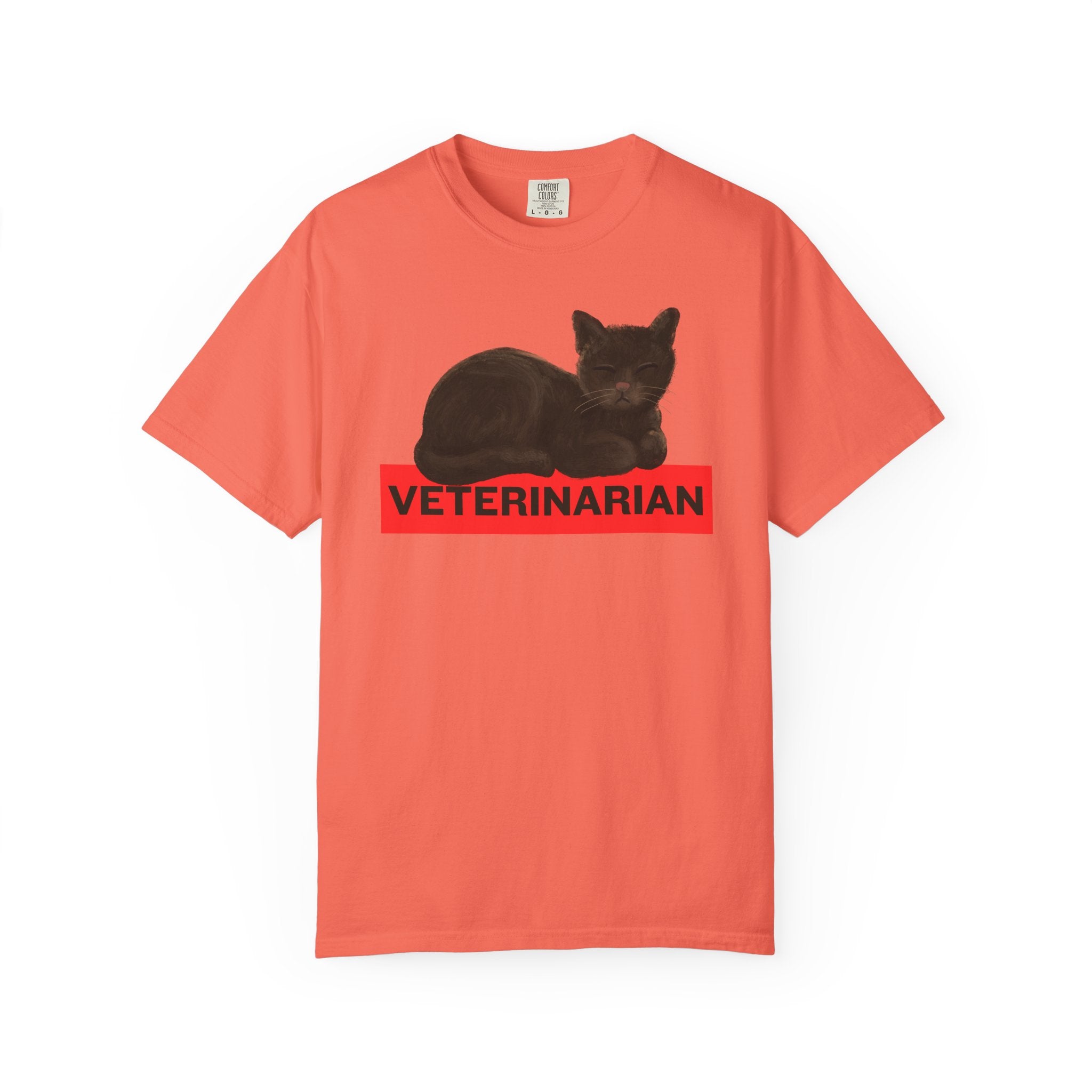Veterinarian Cat T-Shirt, Funny Animal Lover Tee, Pet Owner Gift, Cute Vet Shirt, Unique Veterinary Apparel, Animal Rescue Shirt
