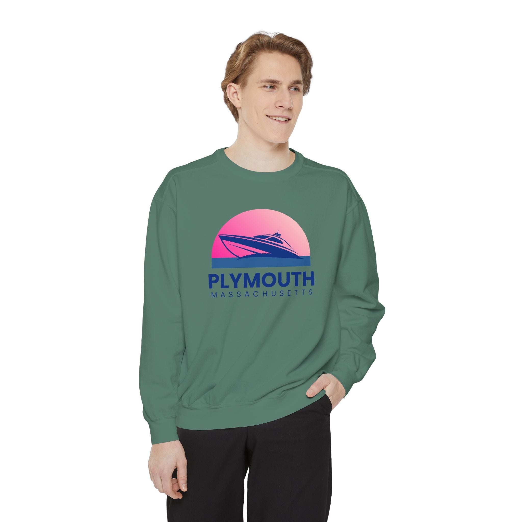 Plymouth Unisex Sweatshirt, Cozy, Perfect Autumn Gift, Relaxed Style for All