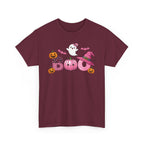 Halloween Ghostly Boo Tee, Unisex Halloween T-Shirt, Trick or Treat Shirt, Spooky Season Apparel, Cute Halloween Gift