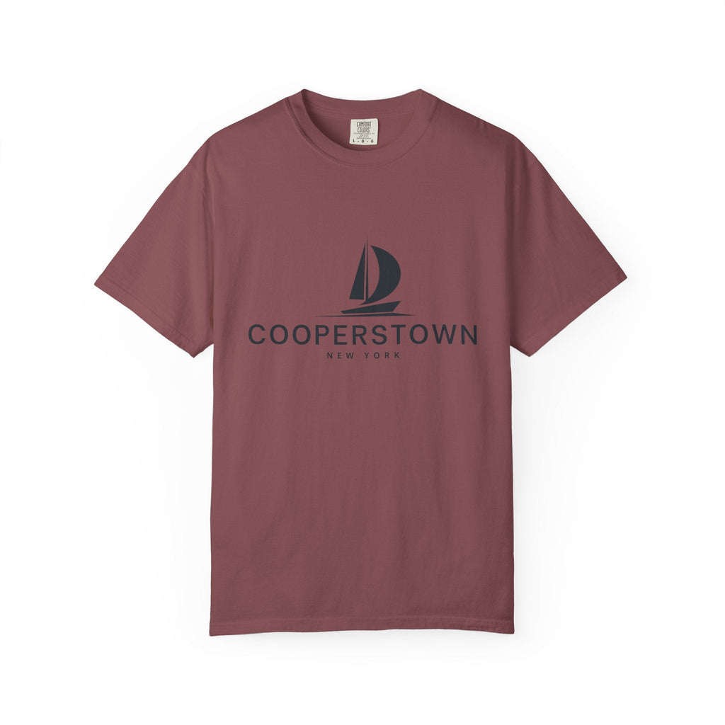 Cooperstown - Unisex Garment-Dyed T-shirt, Casual Outfit, Gift for Nature Lovers, Vacation Essentials