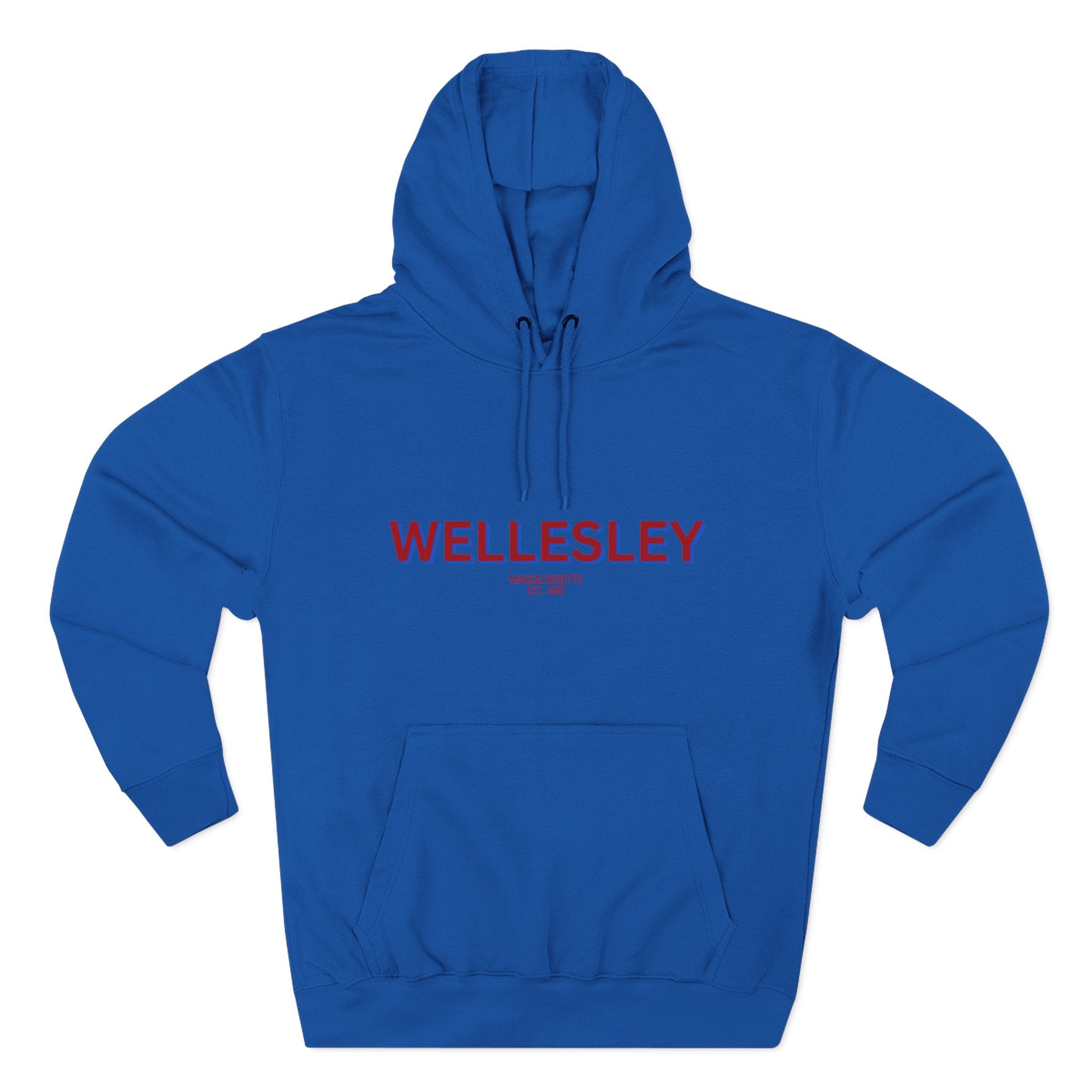 Wellesley Fleece Hoodie, Casual Sweatshirt, Cozy Layering Piece, Perfect Gift for All Occasions, Stylish Streetwear