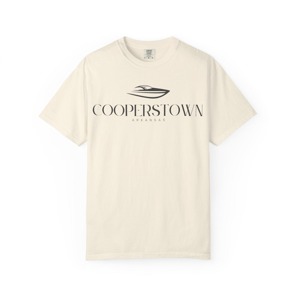 Cooperstown Chill Vibes Tee - Unisex Garment-Dyed T-shirt for Autumn Lovers, Casual Wear, Gifts for Him/Her