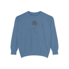 Everglades City Chill Vibes Sweatshirt - Unisex Garment-Dyed Style, Perfect for Lounging