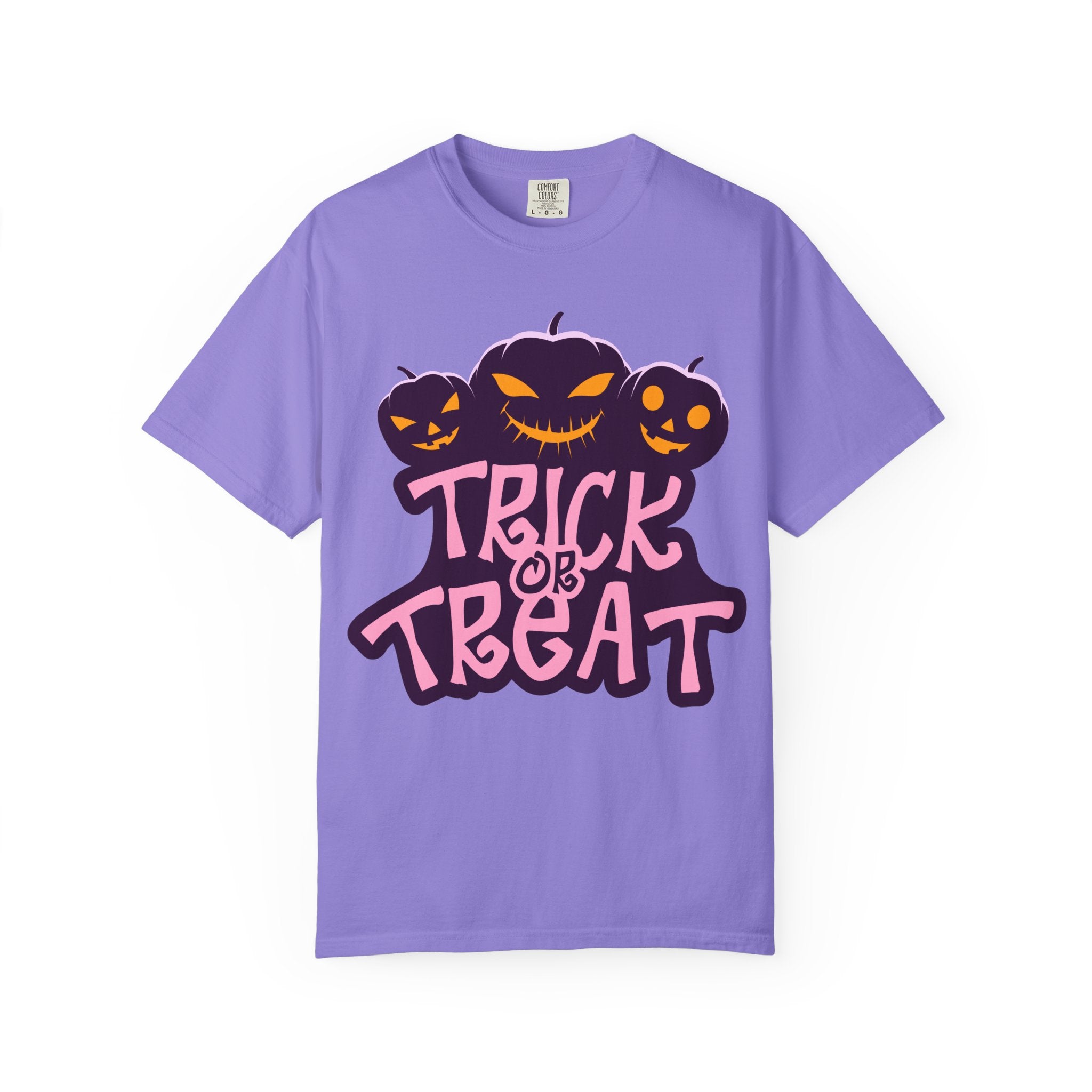 Halloween Trick or Treat T-Shirt, Unisex Halloween Tee, Spooky Autumn Shirt, Fun Costume Top, Trick or Treat Apparel