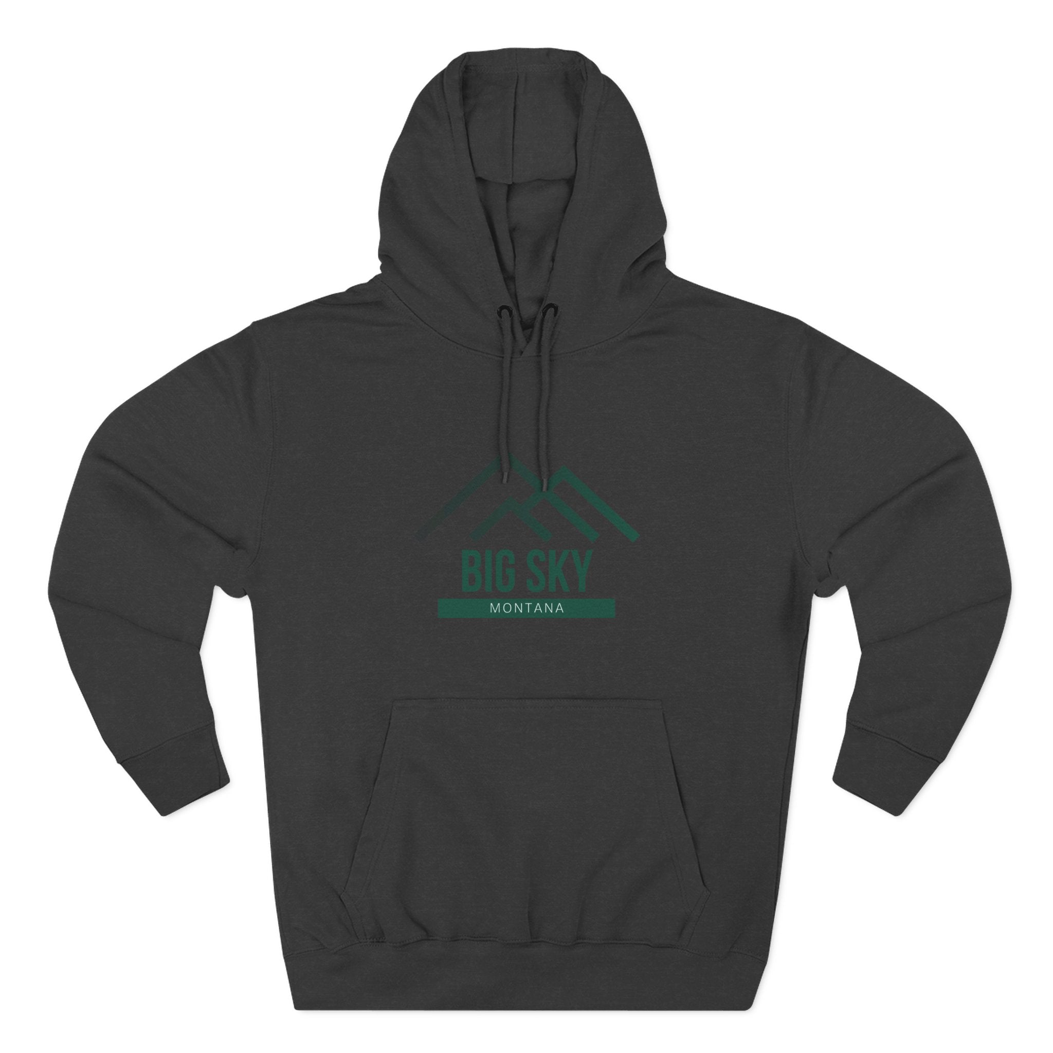 Big Sky Vibes Hoodie with Design, Perfect for Autumn Lovers, Comfortable and Stylish, Great Gift for Vacations