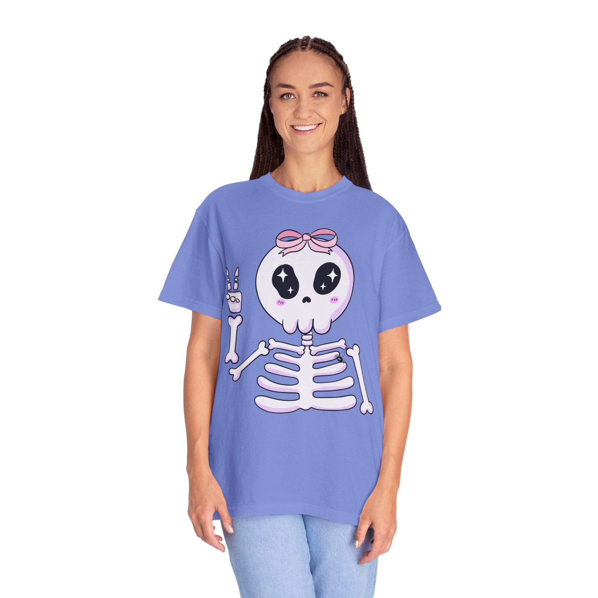 Halloween Unisex T-shirt, Spooky Skeleton Tee, Cute Halloween Shirt, Halloween Costume, Halloween Party Top