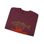 Lake Cumberland Fishing Sweatshirt, Unisex Crewneck, Casual Wear, Gift for Fishermen, Outdoor Apparel, Lake House Cozy