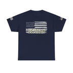 Patriotic Veteran Tee, USA Flag Shirt, Military Appreciation Gift, Unisex Casual Wear, Freedom Tee for Veterans