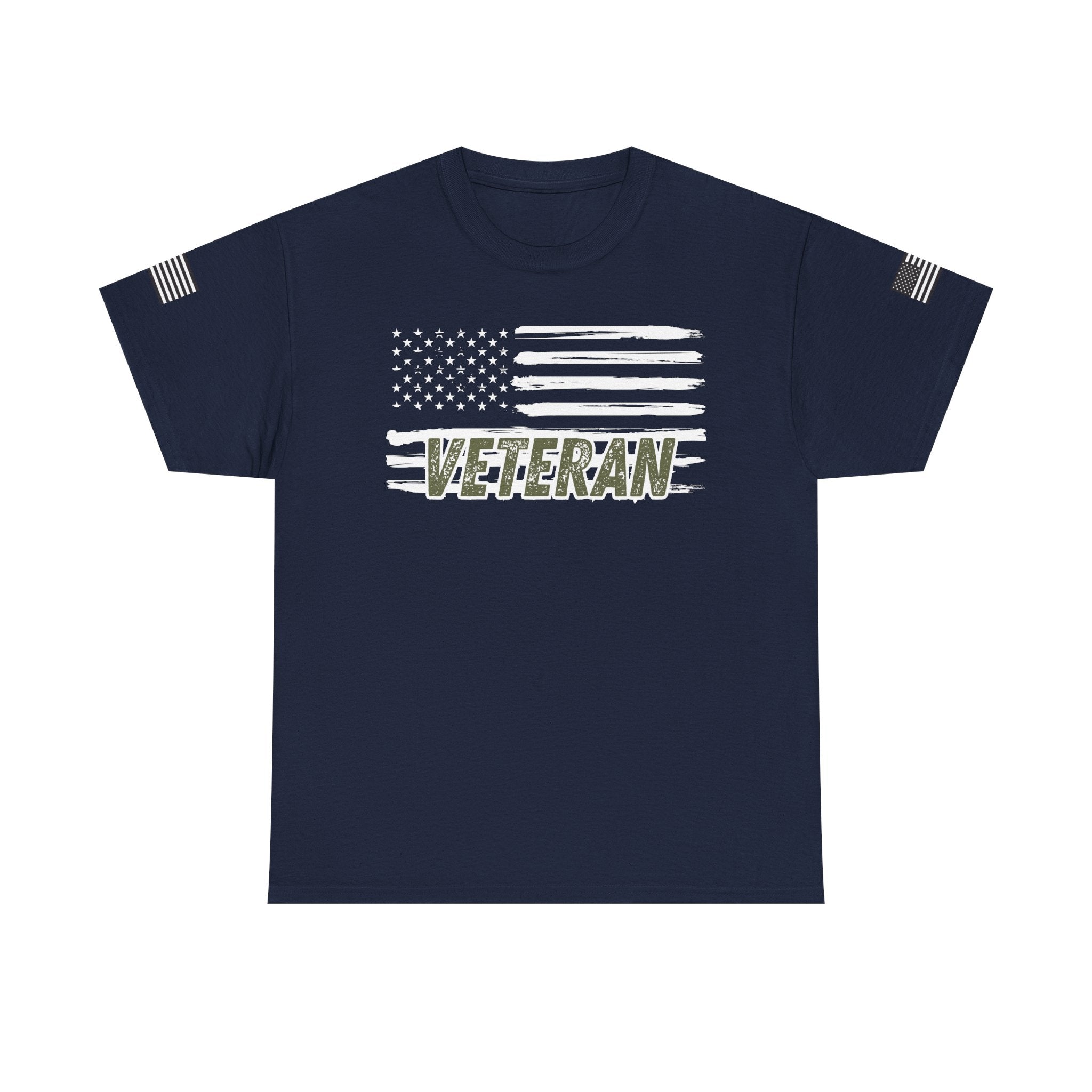 Patriotic Veteran Tee, USA Flag Shirt, Military Appreciation Gift, Unisex Casual Wear, Freedom Tee for Veterans