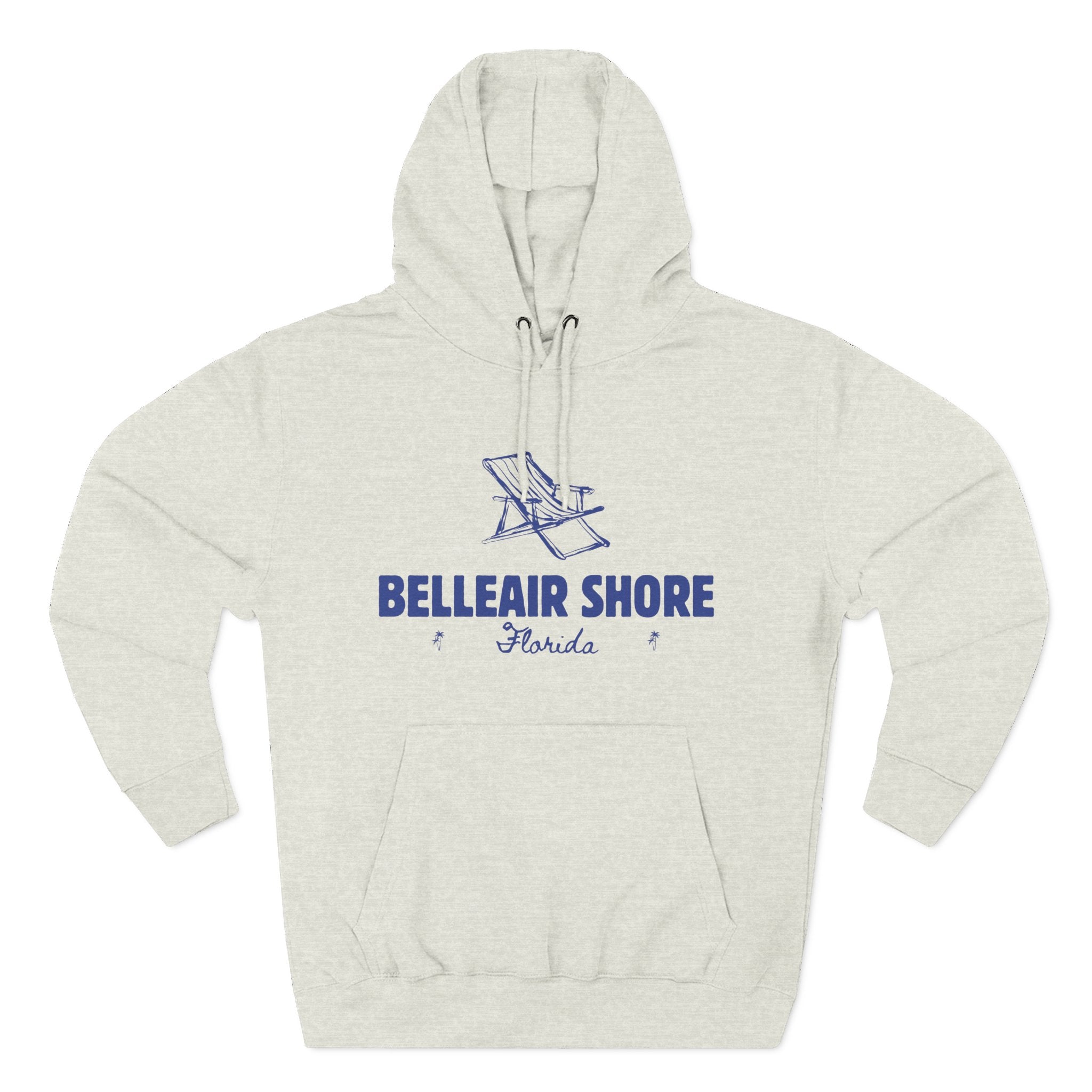 Belleair Shore Inspired Fleece Hoodie, Casual Wear, Relaxation, Gift for Autumn Lovers, Travel Essential