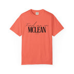McLean Vibes Unisex Garment-Dyed T-Shirt, Casual Wear, Gifts for Locals, Trendy Summer Essential, Comfortable Everyday Tee