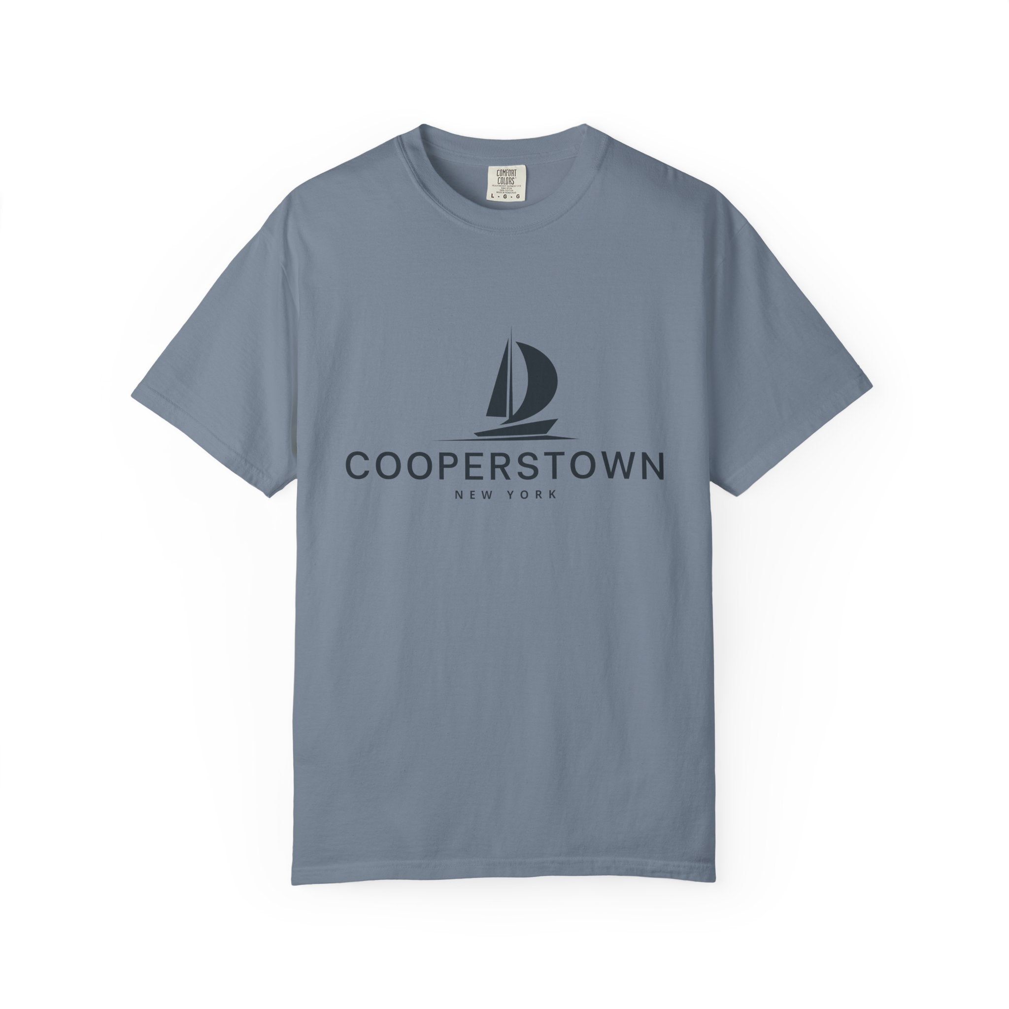 Cooperstown - Unisex Garment-Dyed T-shirt, Casual Outfit, Gift for Nature Lovers, Vacation Essentials