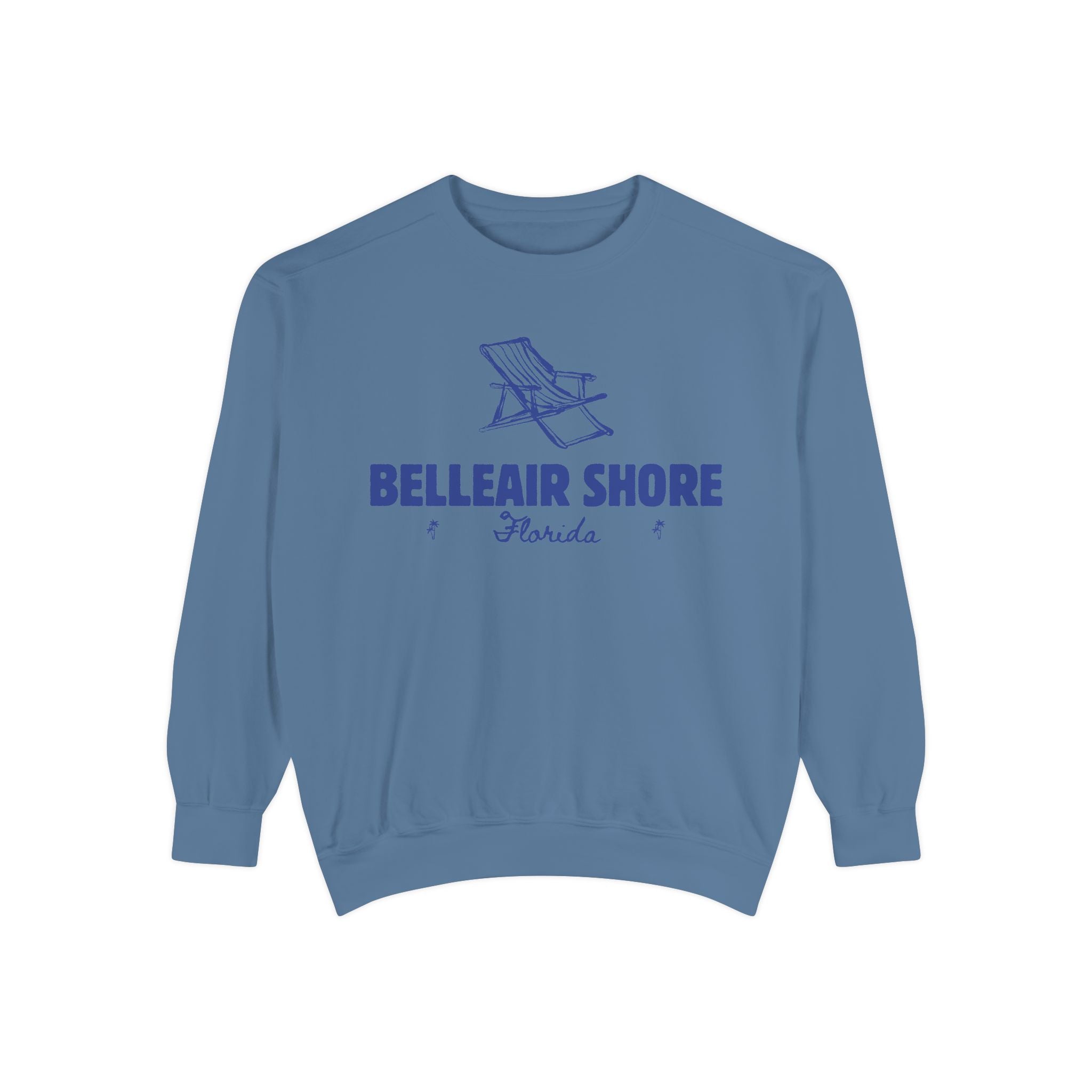 Belleair Shore Unisex Sweatshirt, Cozy Beach Vibes, Perfect Summer Gift, Florida Apparel, Relaxed Style for All