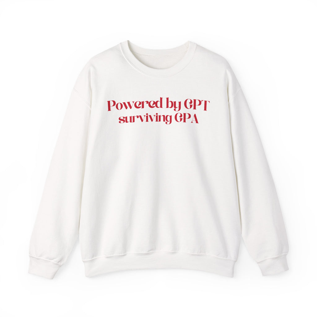 Surviving GPA Sweatshirt - Unisex Casual Crewneck, Gift for Tech Enthusiasts, College Students, Relaxed Fit for Everyday Wear