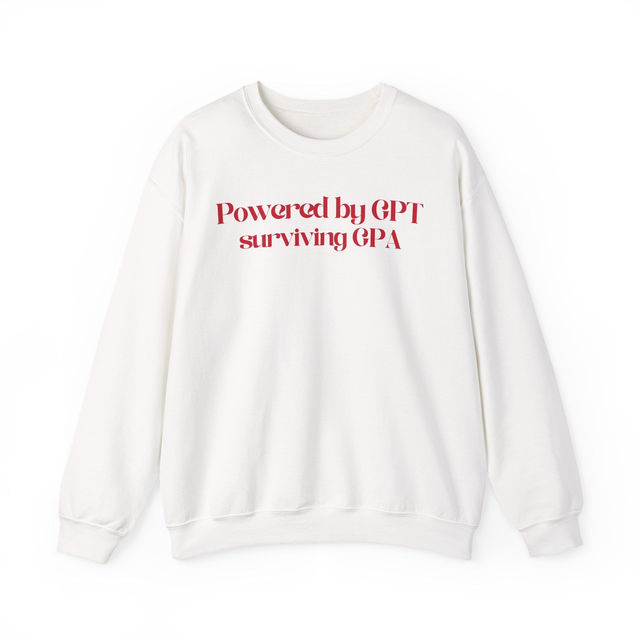 Surviving GPA Sweatshirt - Unisex Casual Crewneck, Gift for Tech Enthusiasts, College Students, Relaxed Fit for Everyday Wear