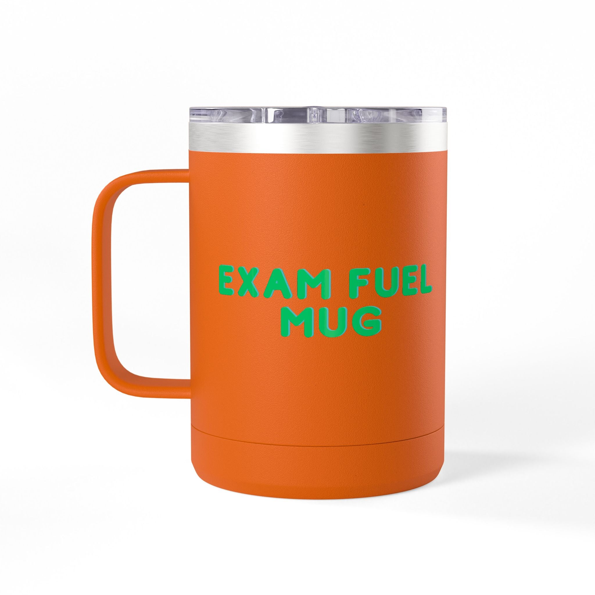 Exam Fuel Mug Tumbler | Perfect for Students, Study Sessions, Motivational Drinkware, Eco-Friendly Cup