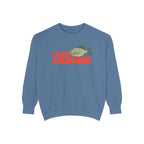 Lake Lanier Fish Sweatshirt | Unisex Garment-Dyed Apparel | Cozy Lake Life Gift, Relaxed Weekend Wear, Fishing Enthusiast Gear