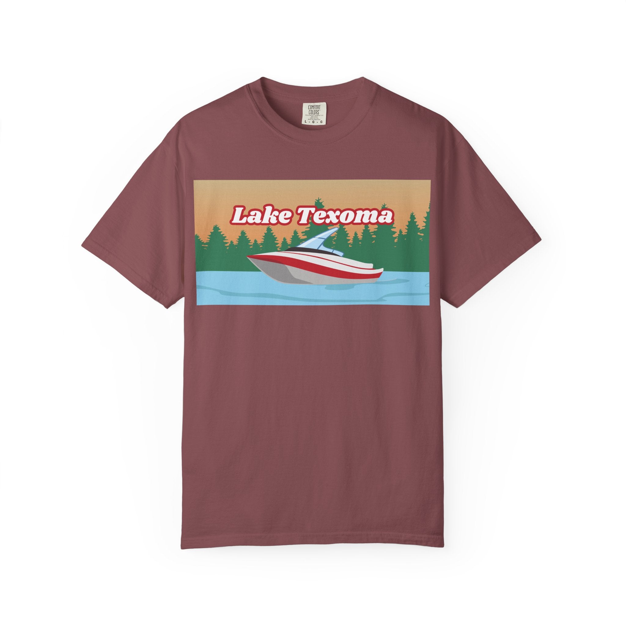 Lake Texoma Relaxed Unisex T-Shirt, Summer Vibes Tee, Outdoor Adventure Shirt, Lake Life Apparel, Gift for Nature Lovers, Vacation Wear