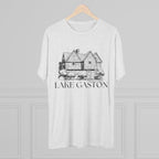 Lake Gaston Unisex Tri-Blend Crew Tee, Casual T-Shirt, Summer Apparel, Lake House Shirt, Gift for Friends, Travel Tee