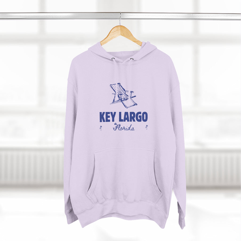 Key Largo Inspired Fleece Hoodie, Casual Wear, Relaxation, Gift for Autumn Lovers, Travel Essential