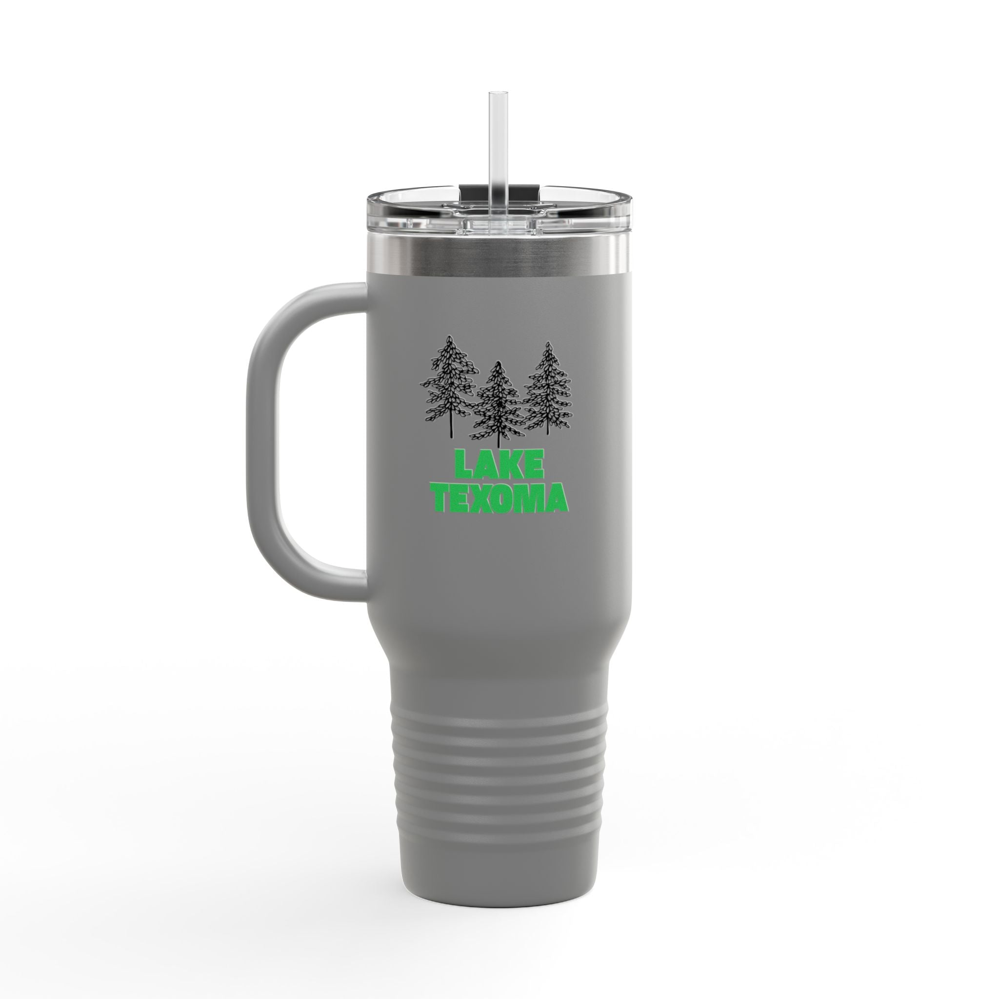 Lake Texoma Insulated Travel Mug, 40oz - Perfect for Camping, Road Trips, Gifts, Outdoor Adventures, Summer Fun