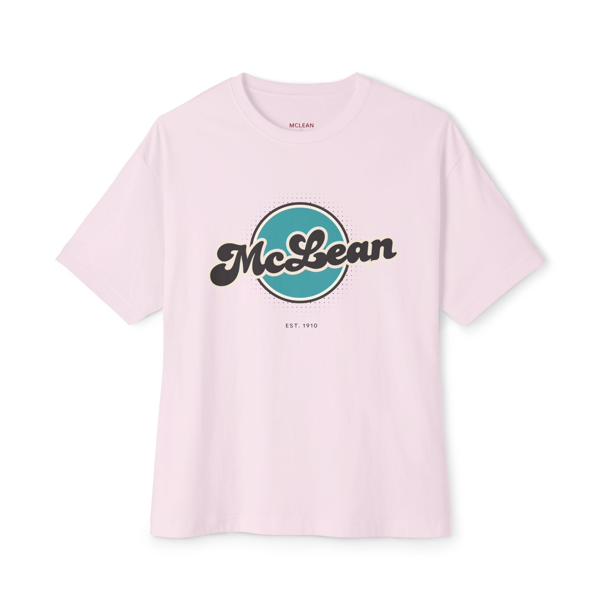 McLean Retro Oversized Tee, Unisex T-Shirt, Casual Fashion Top, Vintage Graphic Shirt, Perfect Gift for Any Occasion