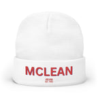 McLean Cozy Custom Knit Beanie - Personalized Hat, Winter Accessory, Gifts for Him, Her, Stylish Warmth